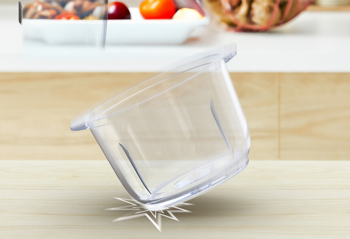 Απεικονίζει το μπολ που δεν σπάει με ευκολία